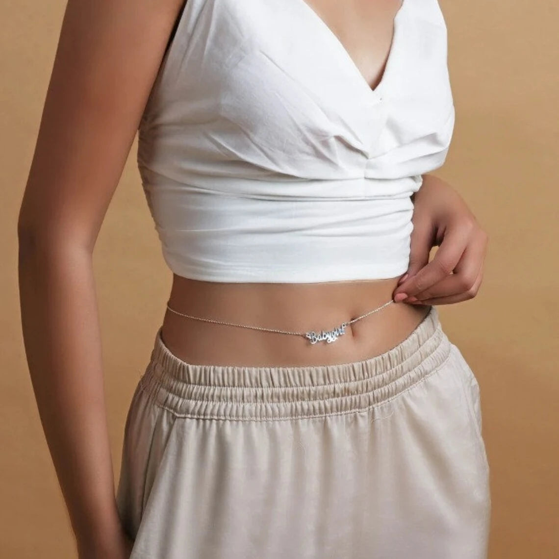 Personalized Name Belly Chain