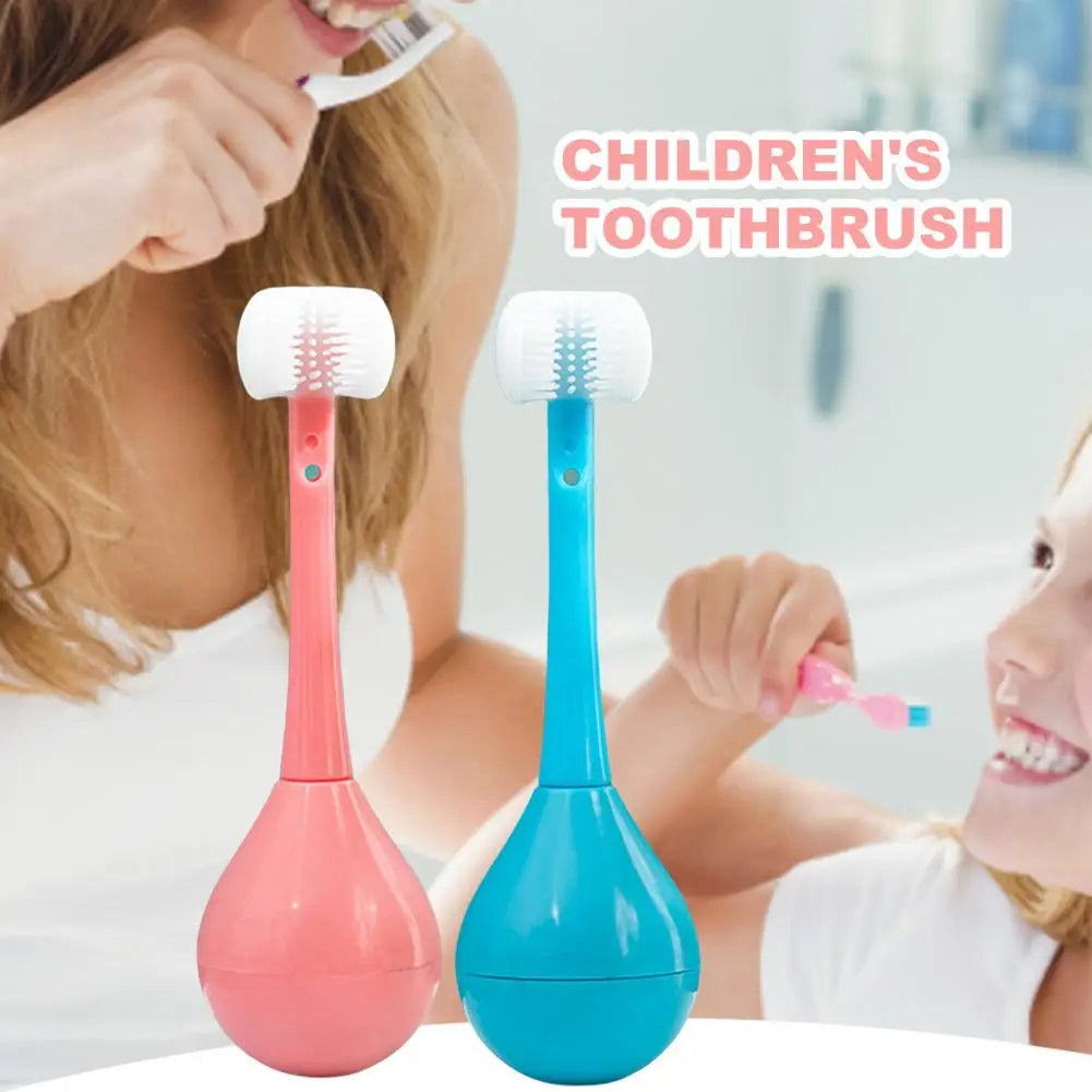 Three-Sided Toothbrush For Children