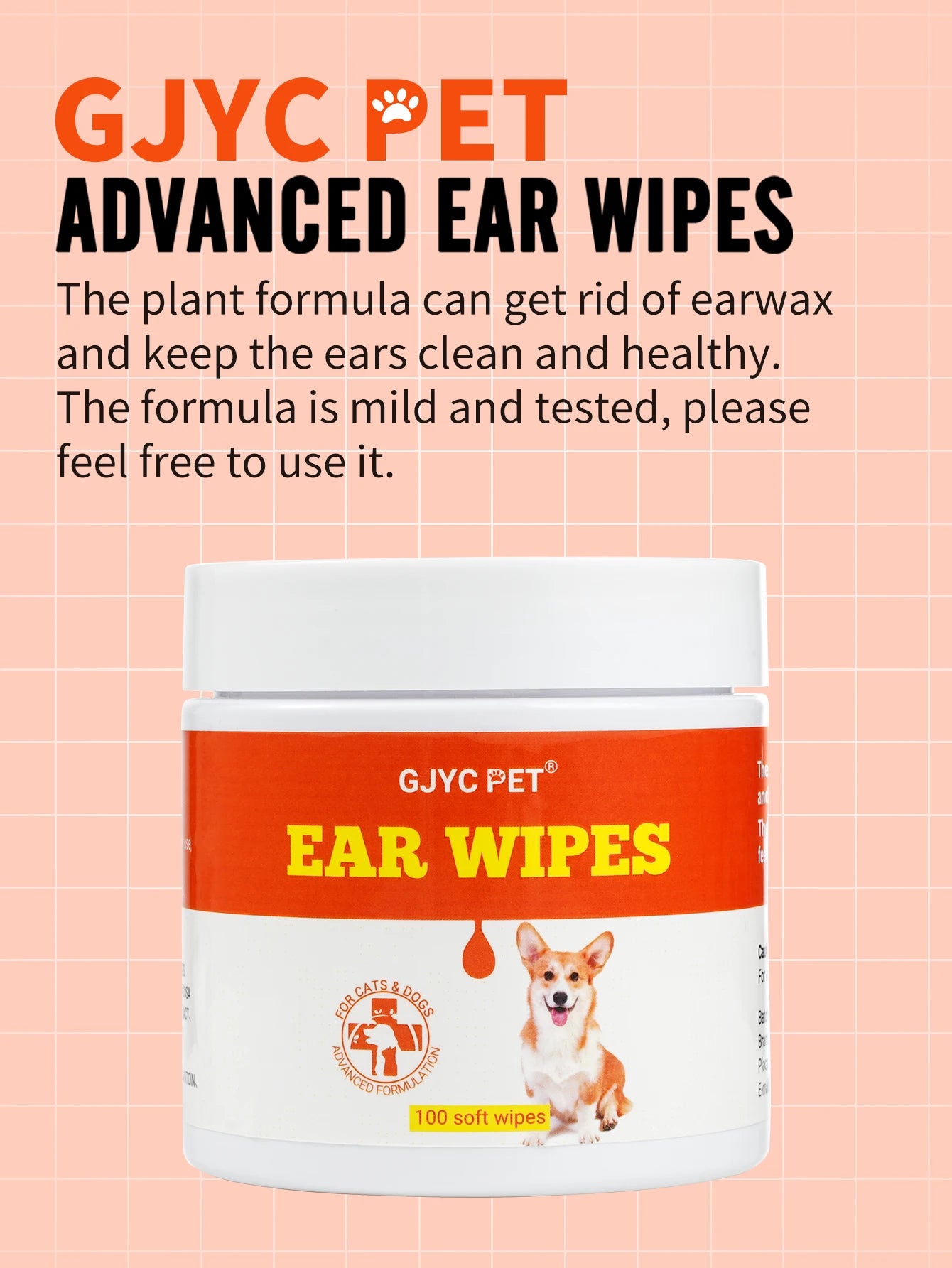 Pet Ear Wet Wipes