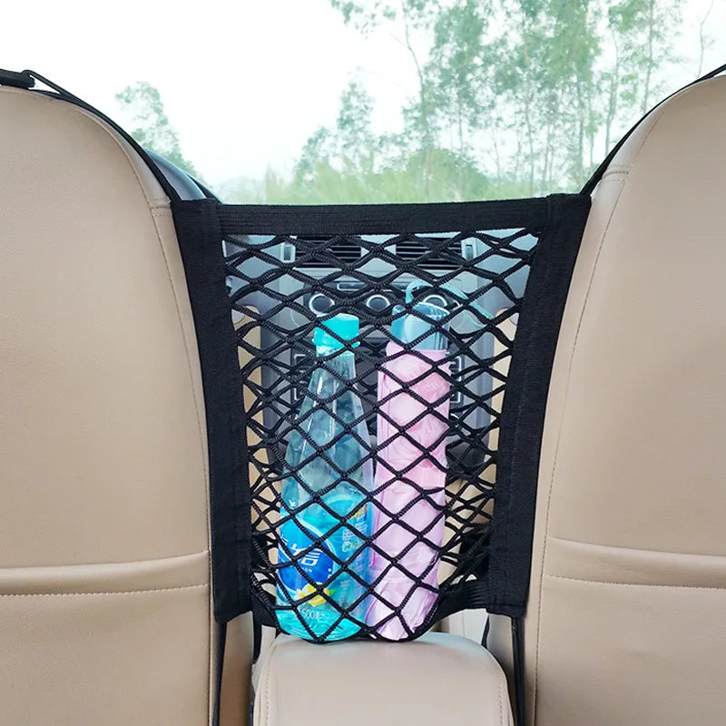 Car Storage Net Bag Between Seats Car