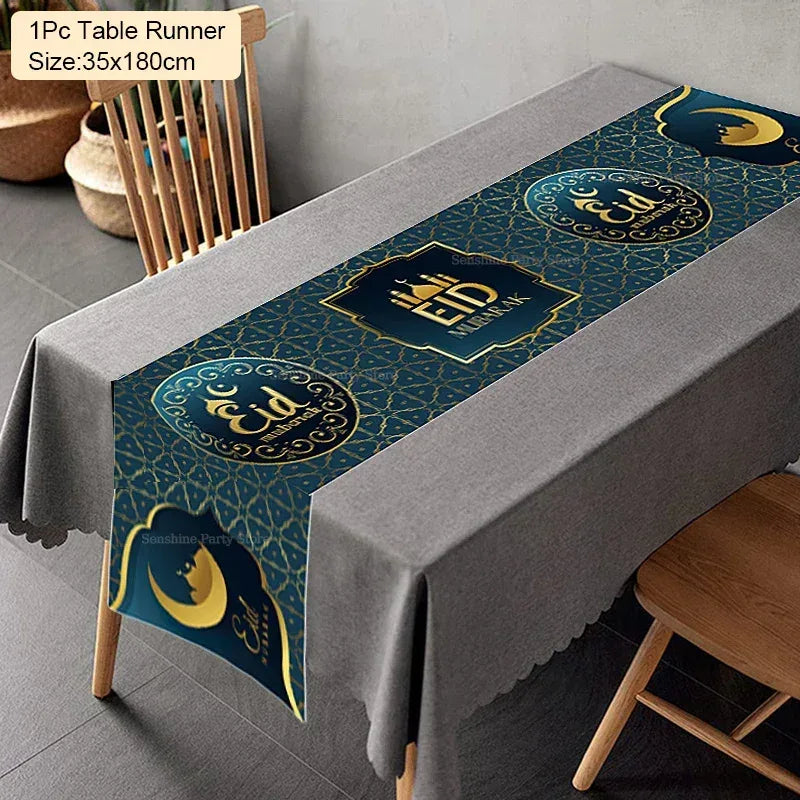 Tablecloth Table Runner Banner Balloons table runner-07
