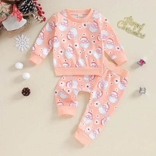 Infant Christmas Reindeer Outfit Pink / 2-3 Years / United States
