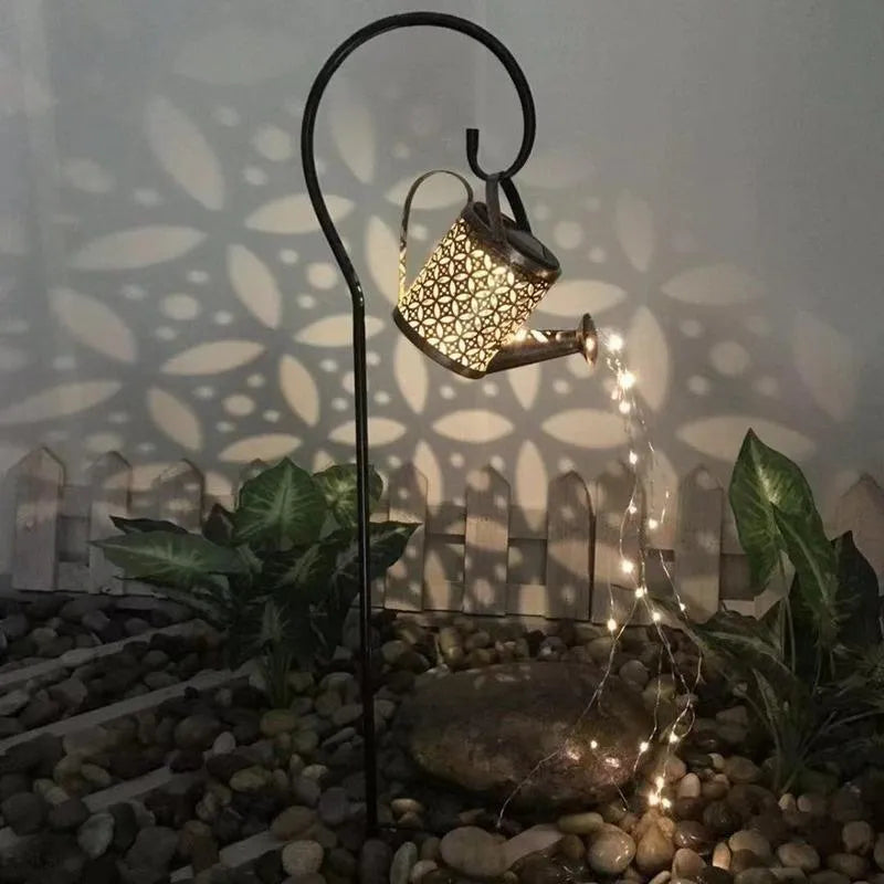 Solar Garden Lights Garden Decor  Waterproof Hanging Lantern