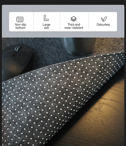 Keyboard Mat Gaming Accessories Light Gray / 60X30cm