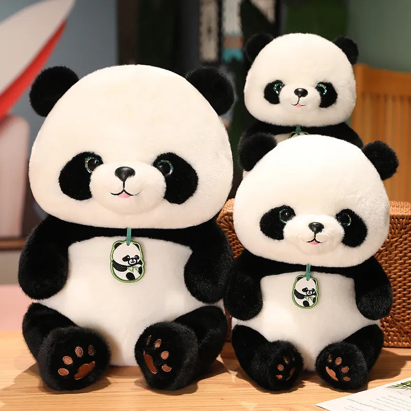 Small Panda Stuffed Animals Plushies Hugging Pillow