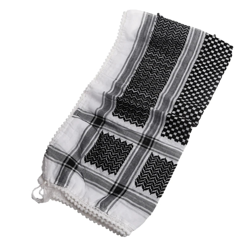 Jacquard Pattern Scarf Arab Hair Kerchief