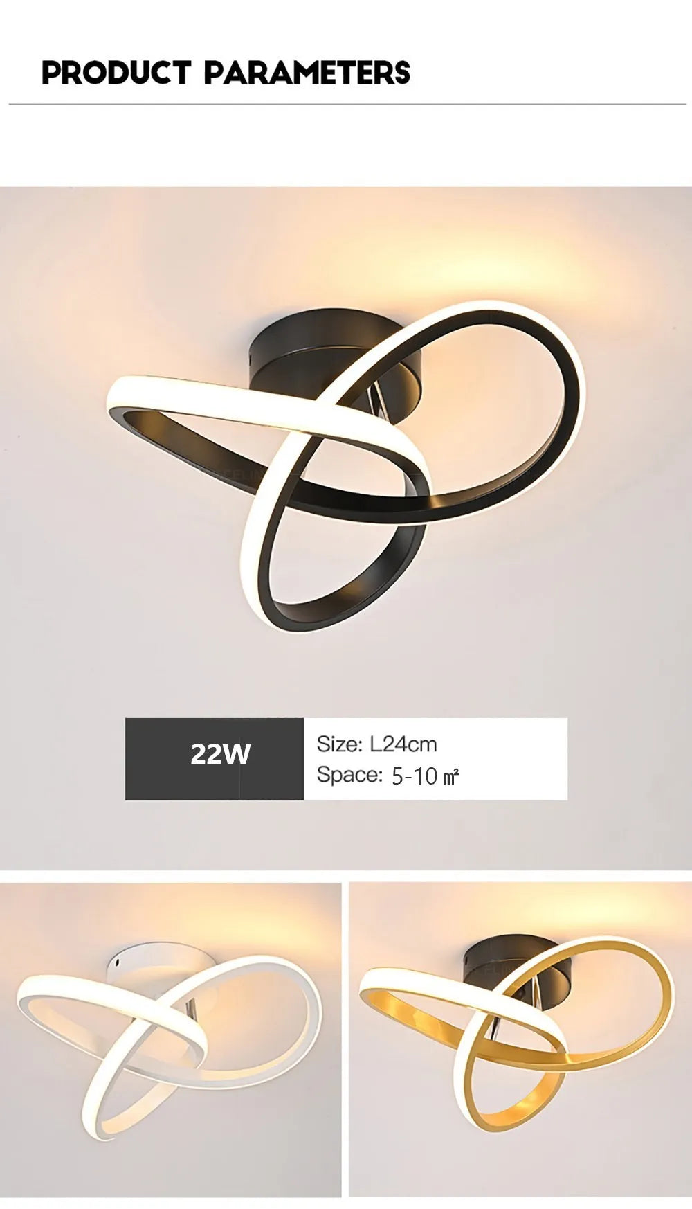 Modern LED Aisle Ceiling Lights