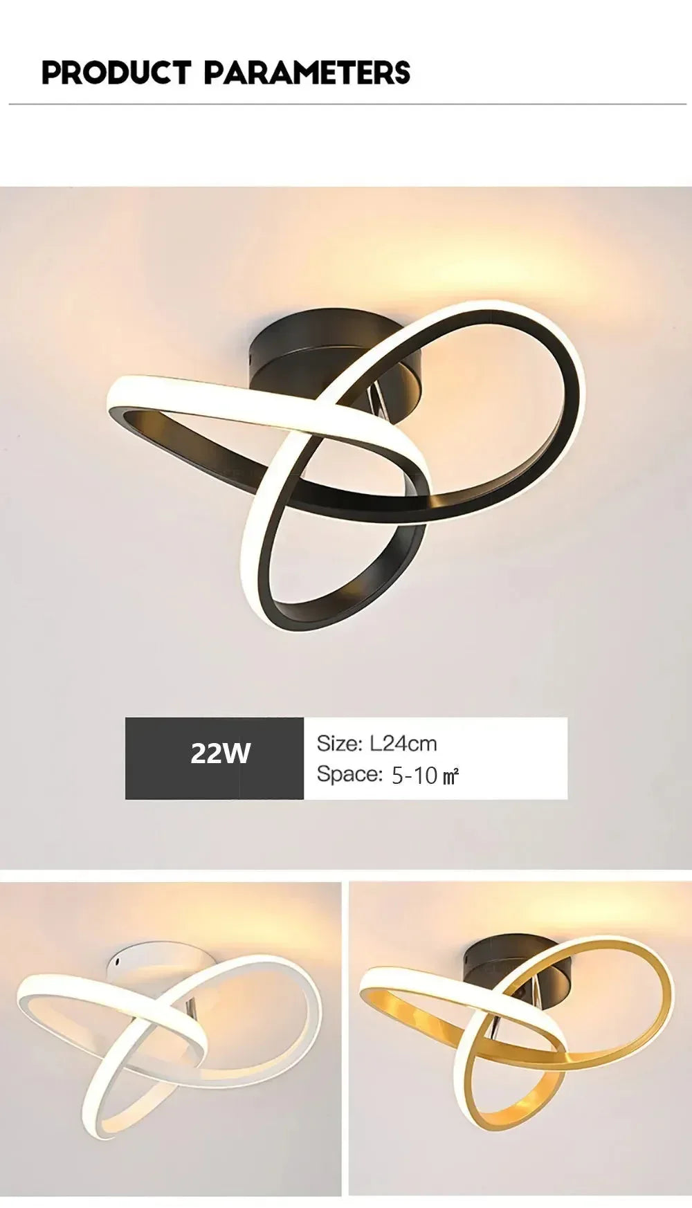 Modern LED Aisle Ceiling Lights Minx