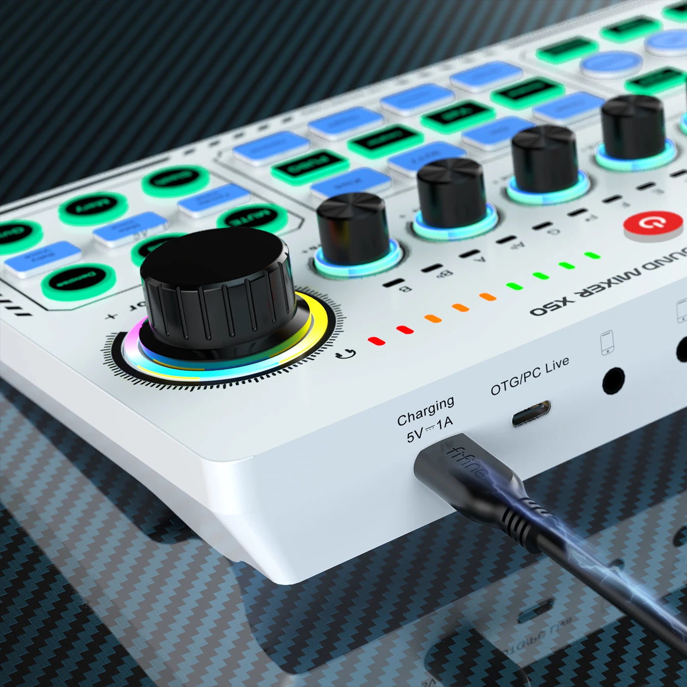 Broadcast Audio Mixer Interface for Living Games