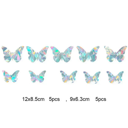 Rainbow Refraction Sticker Butterfly 10pcs