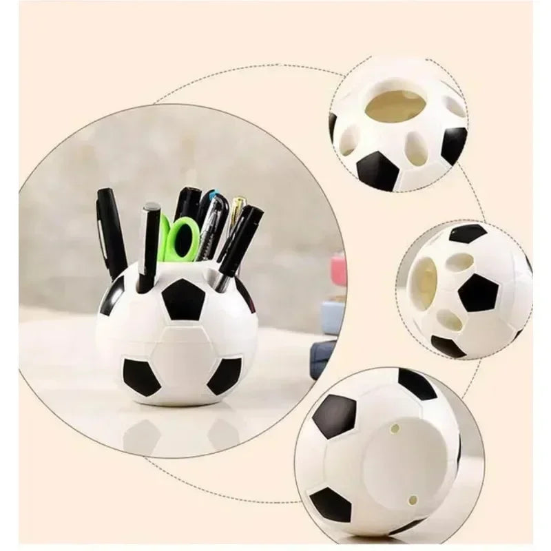 Soccer Shape Tool Supplies Pen Pencil Holder