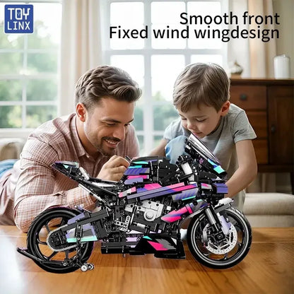 Kbox 1920-Piece Motorcycle Racing Building Block Model 88015H 1920PCS / United States