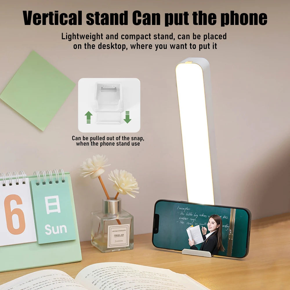 Magnetic USB Rechargeable LED Desk Lamp