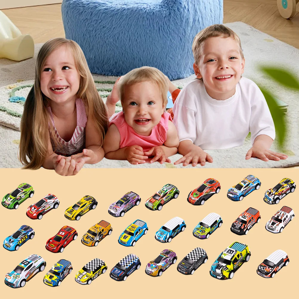 24-Day Car Advent Calendar Christmas Countdown Toy Set