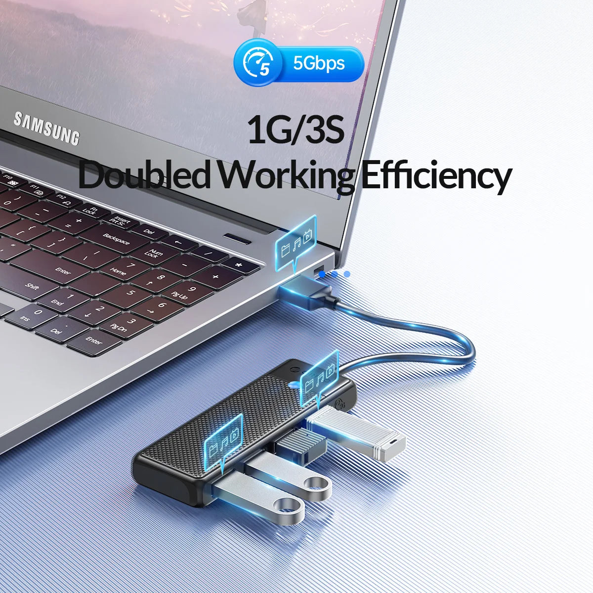 ORICO Ultra-Slim 4-Port USB-C Hub