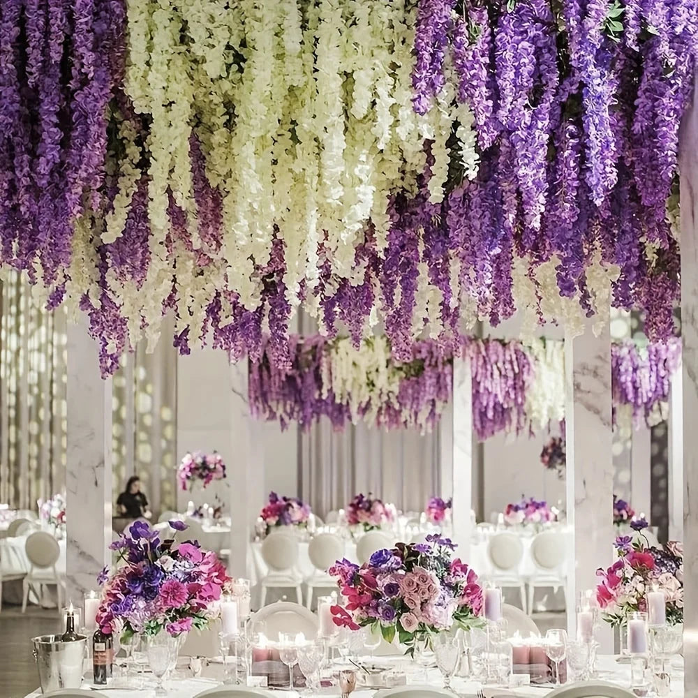 Artificial Flower Vines Wedding Home Decoration