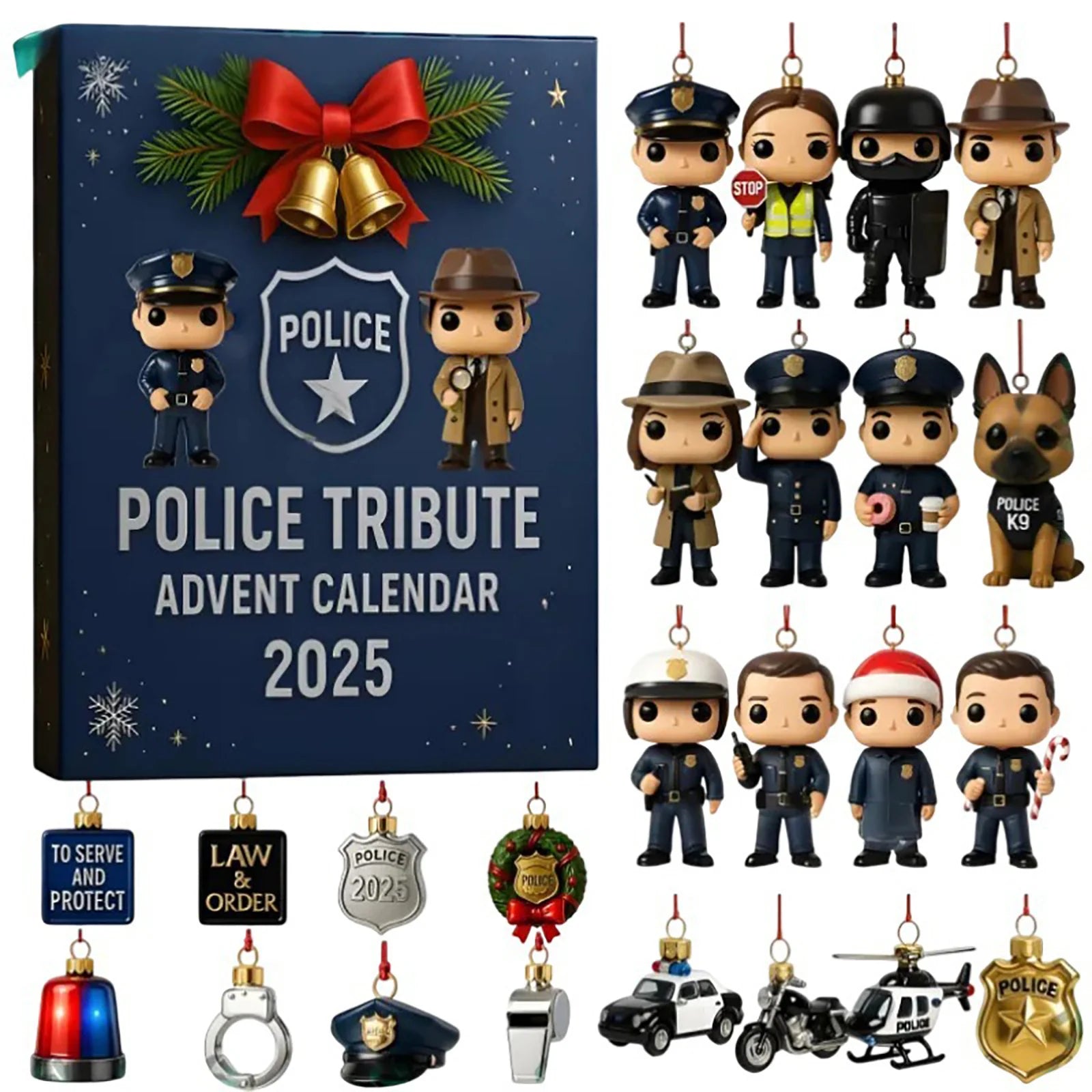 2025 Musical Character Advent Calendar – 24 Days Countdown with Collectibles & Christmas Decorations