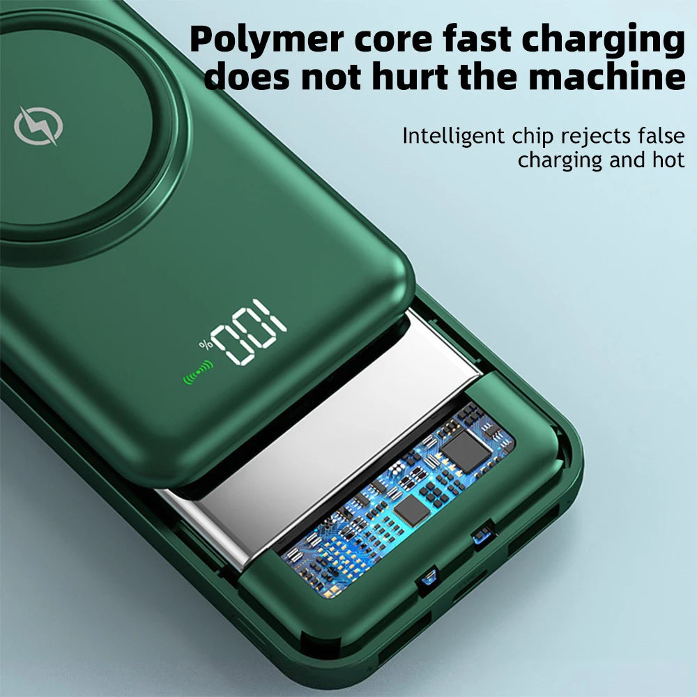 20000mAh Wireless Power Bank Fast Charging