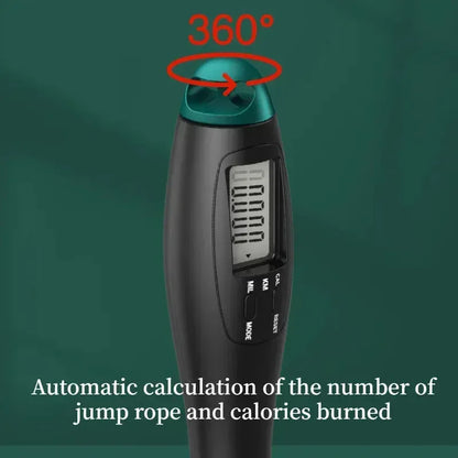 Adjustable Cordless jump rope Fitness gym Green rope