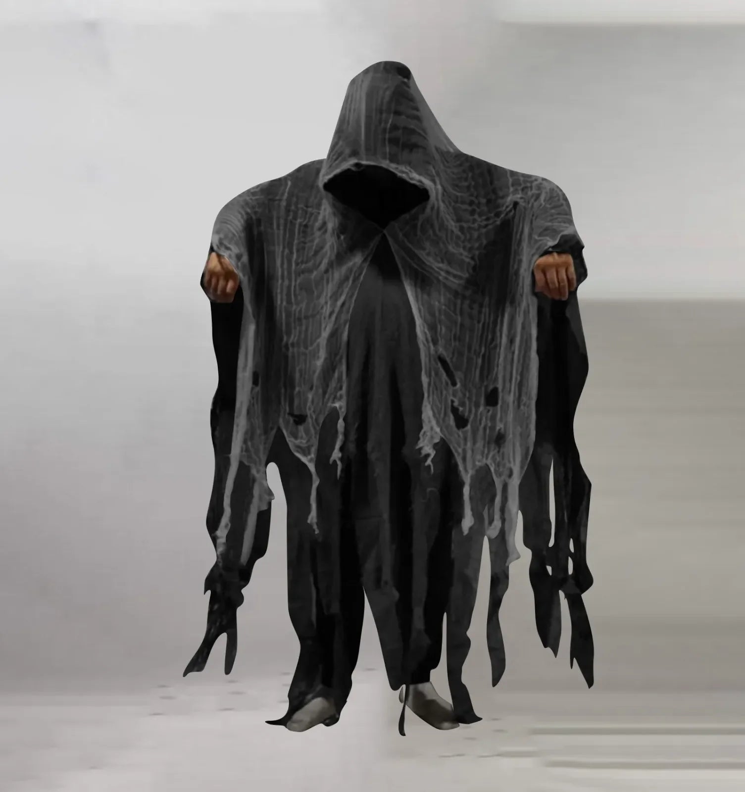 Unisex Halloween Ghost Dementor Hooded Cloak Costume