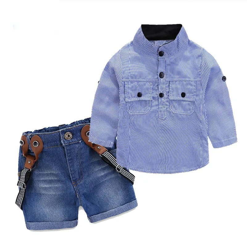 Casual Costume Shirt + Shorts Kids Clothes