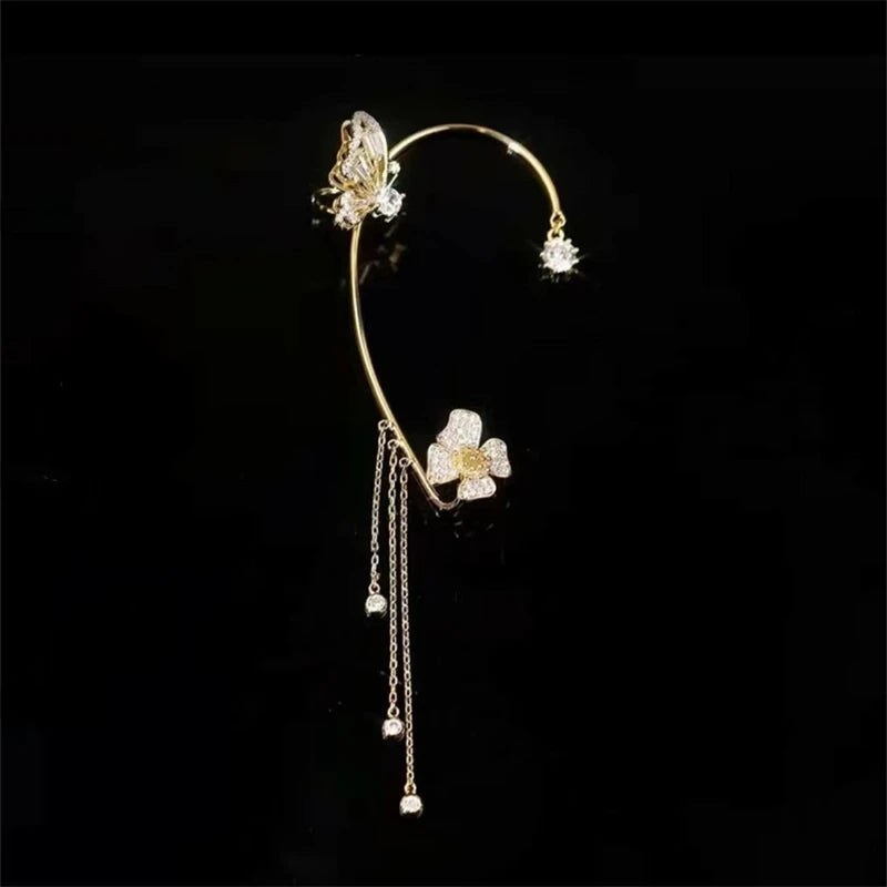 Ear Cuff Without Piercing Tassel Clip Earrings