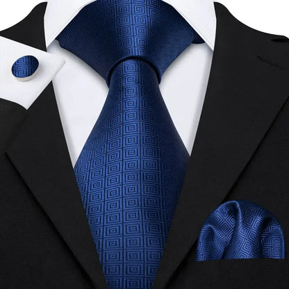 Red Skull Silk Tie Set with Handkerchief – Designer Men’s Necktie for Wedding, Business & Parties 5224 / United States