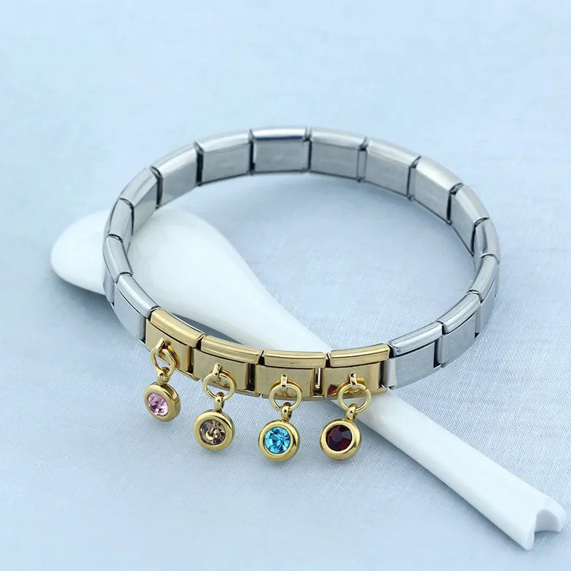 Gold Colour Dazzling Bracelet