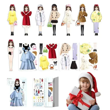 Magnetic Princess Paper Dolls – Creative Dress-Up Playset with Magnetic Outfits Princess Ruotong / United States