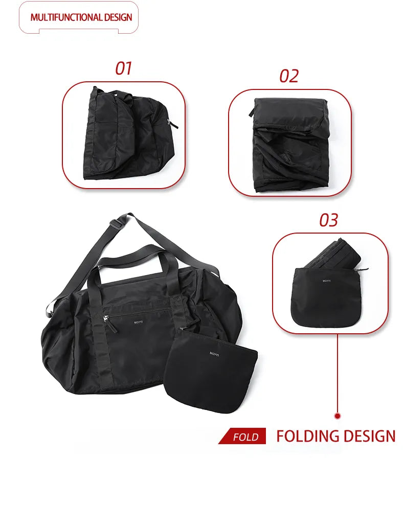 Oxford Foldable Travel Duffel Bag for Men