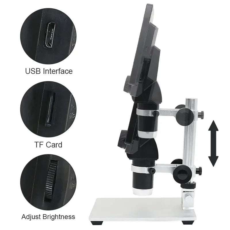 1200X Microscope Digital Portable 7" LCD Video Microscope