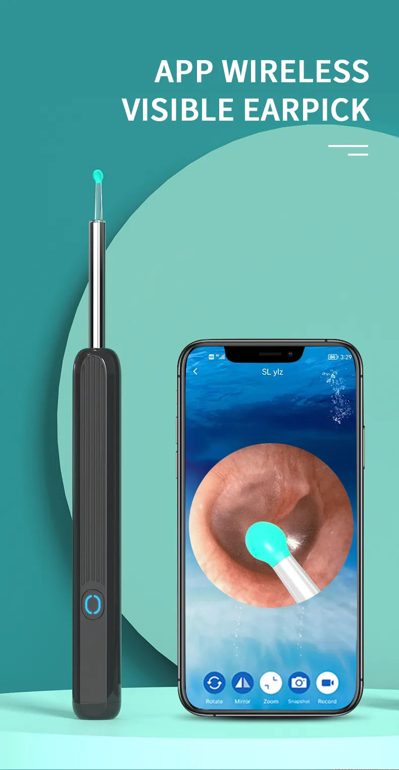 Wireless Intelligent Visual Ear Pick Cleaner