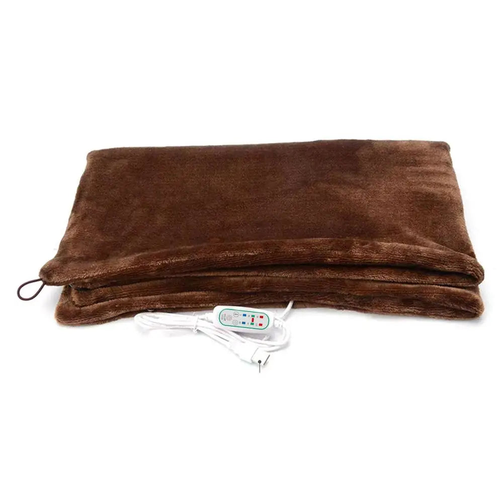 Electric Blanket Thickened USB Heating Shawl Pad Washable Warmer Blanket Winter Office Shawl Warm Blanket