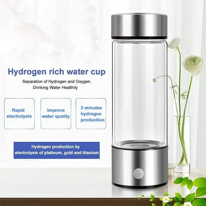 Hydrogen Water Bottle Black