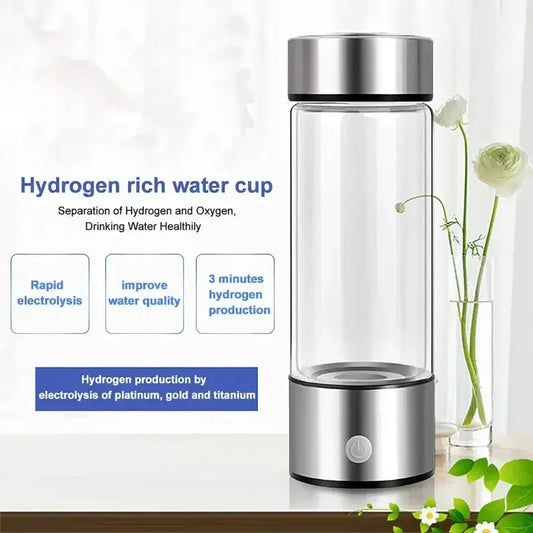 Hydrogen Water Bottle Black