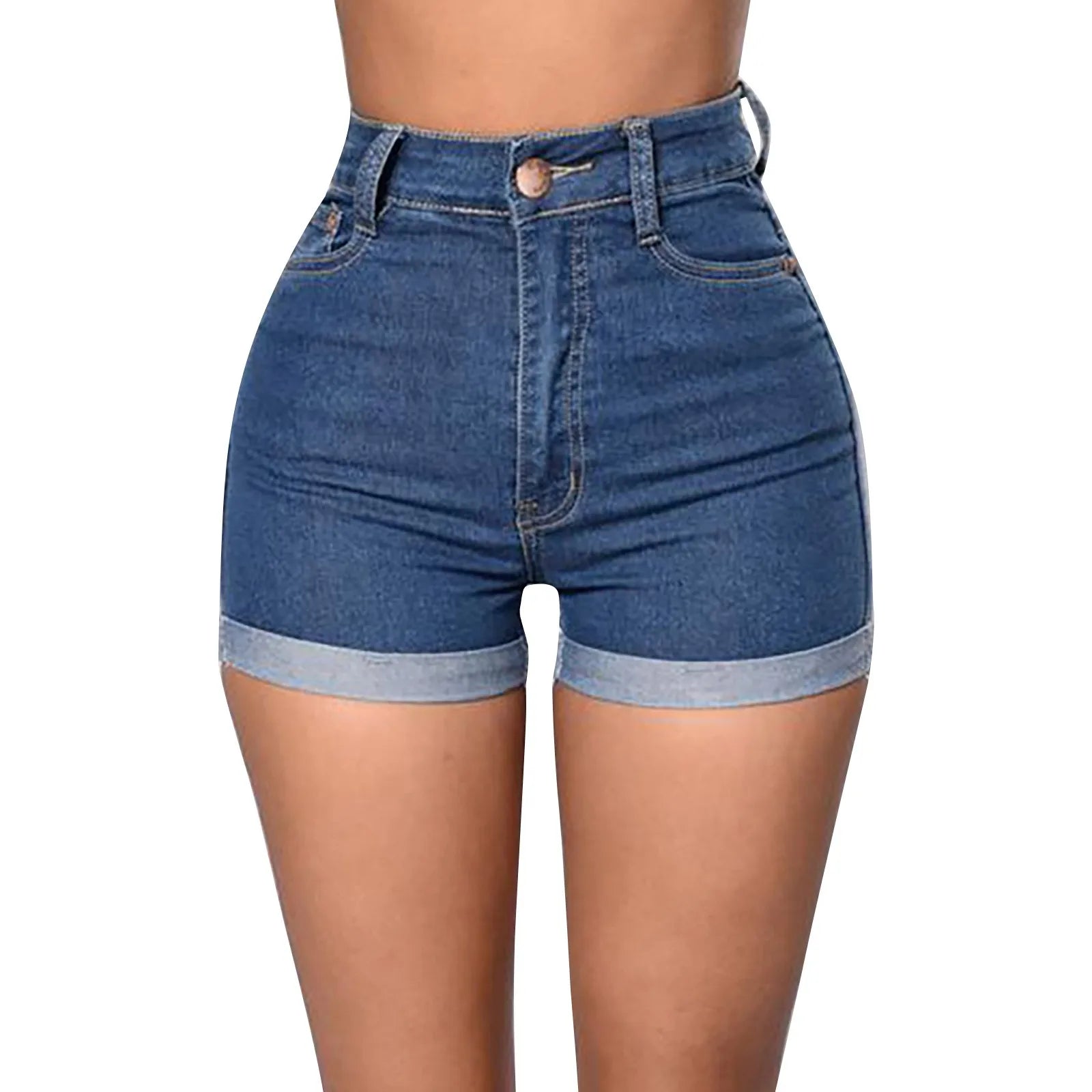 High Waisted Mini Hot Short Jeans