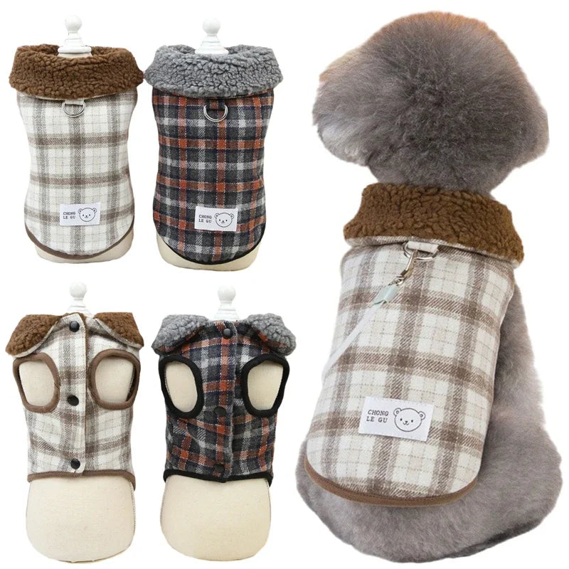 Vest Warm Fleece Pet Clothes