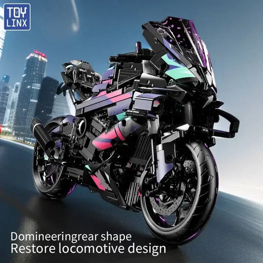 Kbox 1920-Piece Motorcycle Racing Building Block Model 88015H 1920PCS / United States