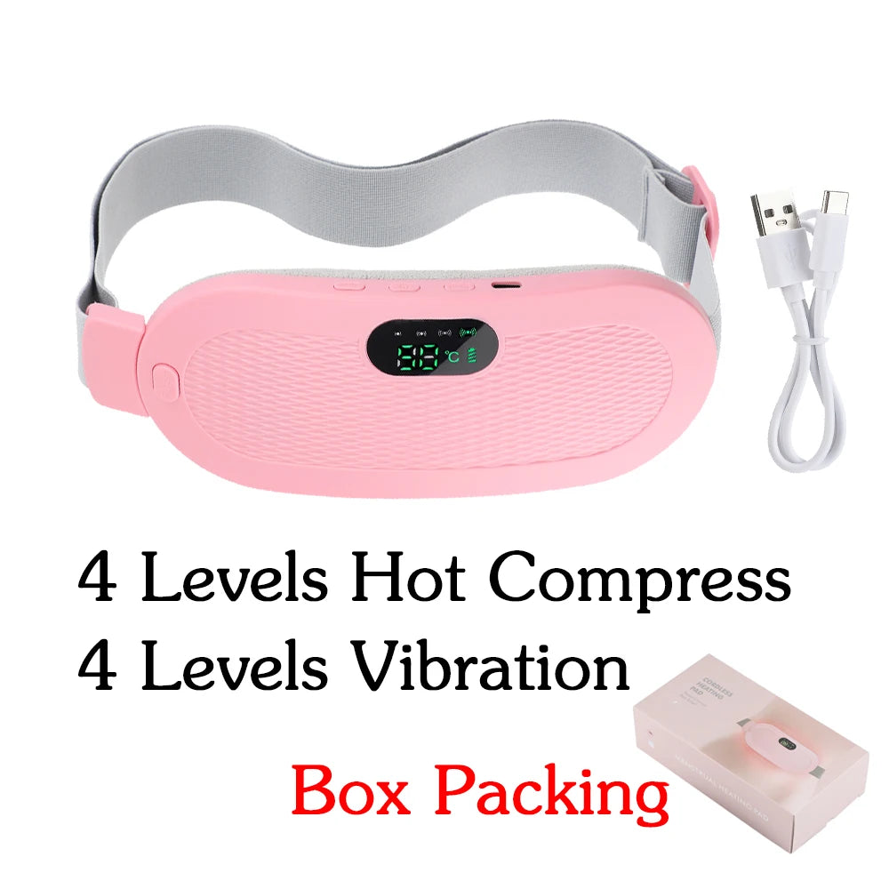 Electric Period Cramp Relief Massager with Heating Pad