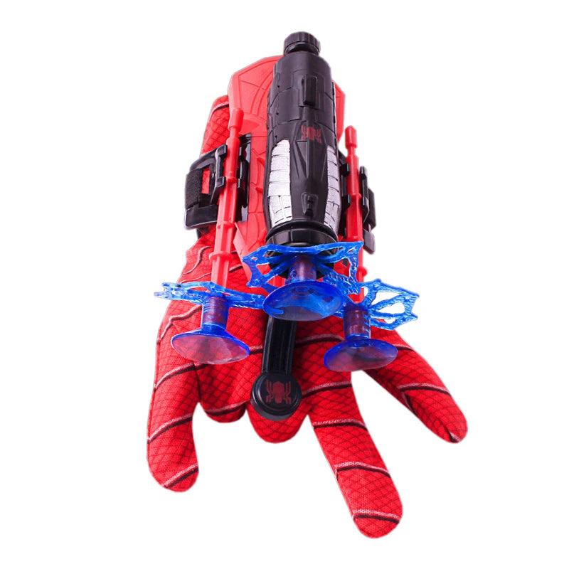 New Spidermans Figure Toy Kids Plastic Cosplay Glove