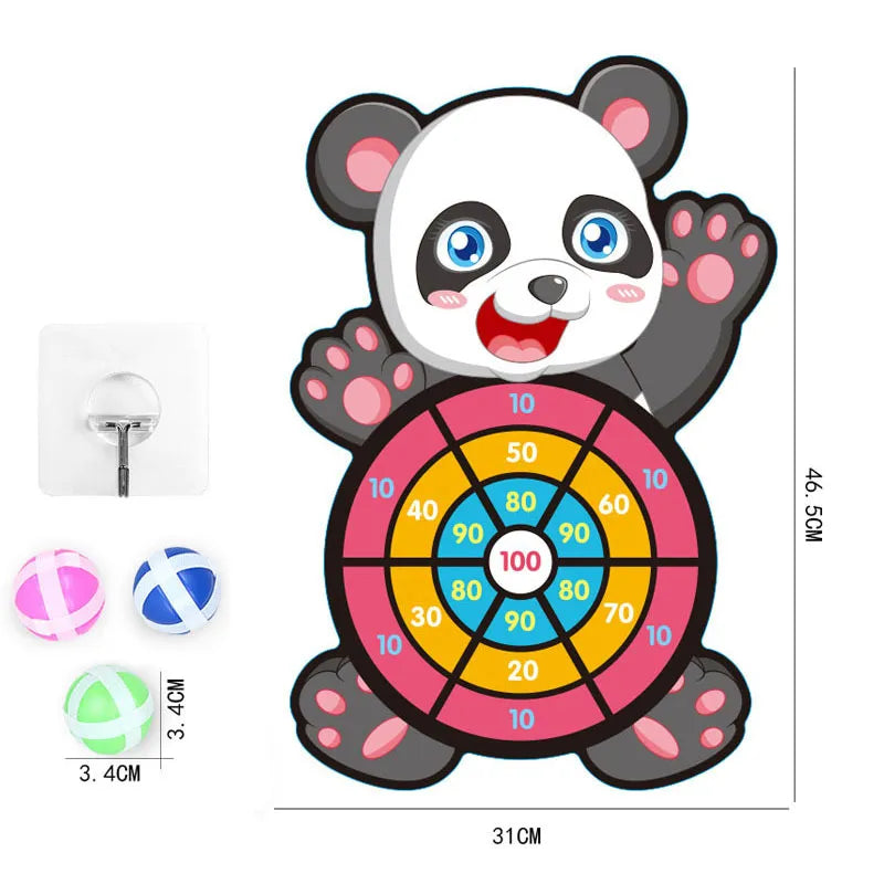 Animal Dart Board Sticky Ball