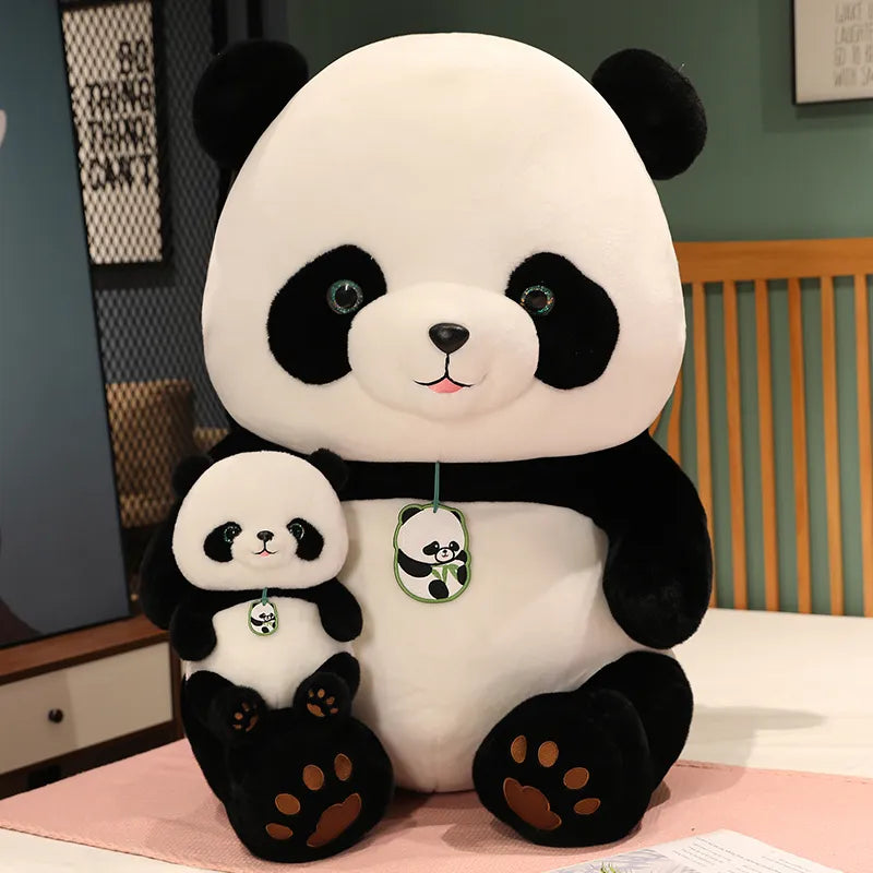 Small Panda Stuffed Animals Plushies Hugging Pillow