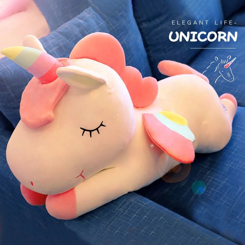 Giant Kawaii Unicorn Plush Toys Soft Stuffed