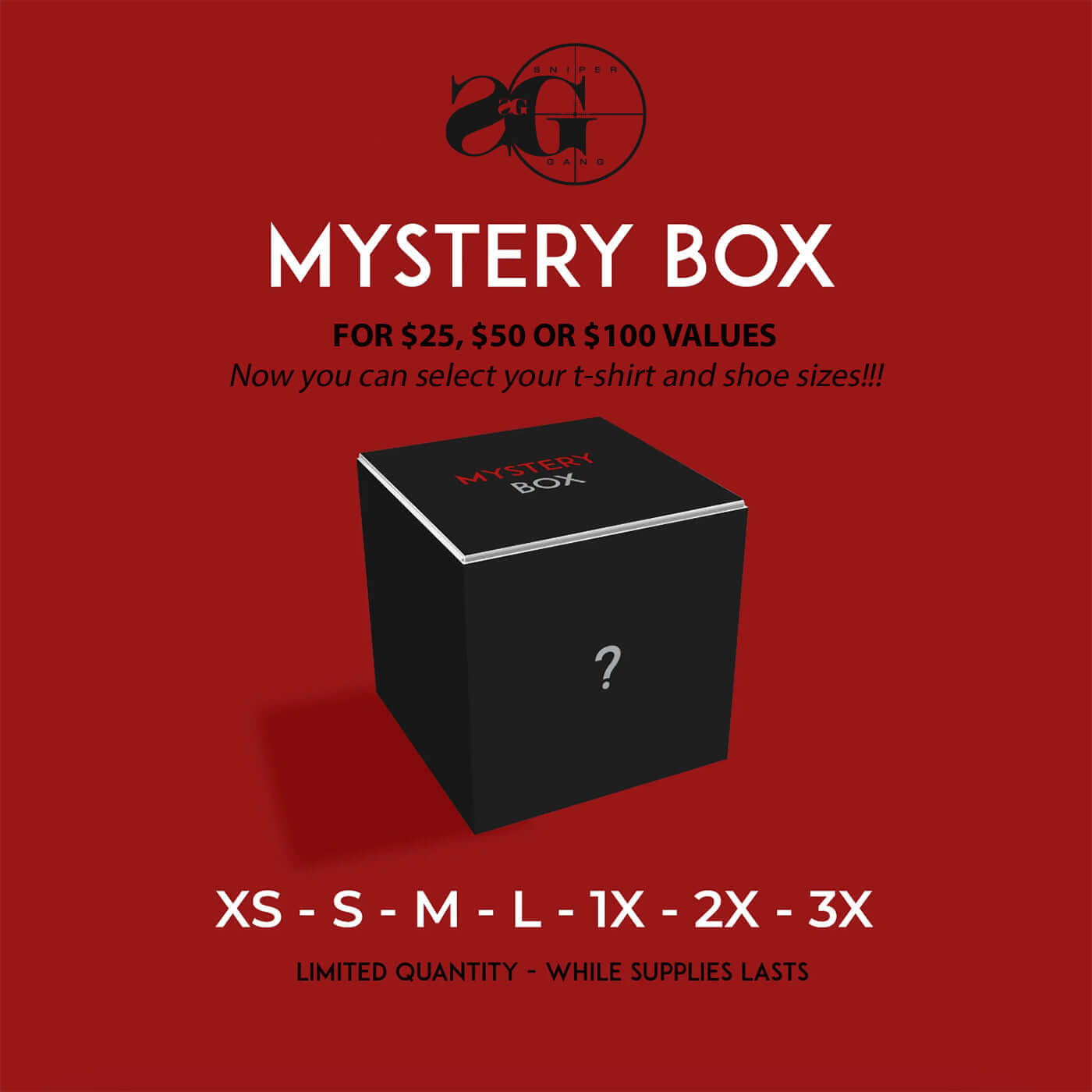 Shopminx Mystery Box $25 - Mystery Box / Mystery Box ($25 box excludes tee)