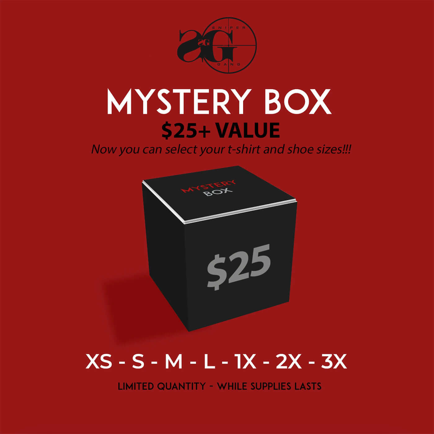 Shopminx Mystery Box $25 - Mystery Box / Mystery Box ($25 box excludes tee)