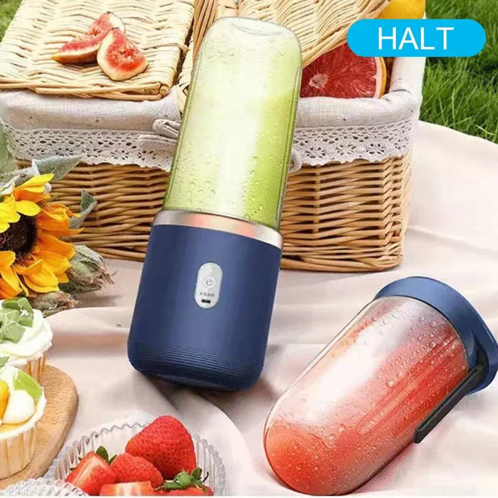 High Quality Twin Gear Portable Juice Blender Pink