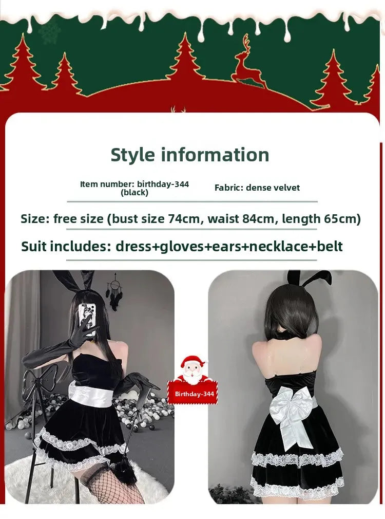 Christmas Rabbit Girl Cosplay Costume