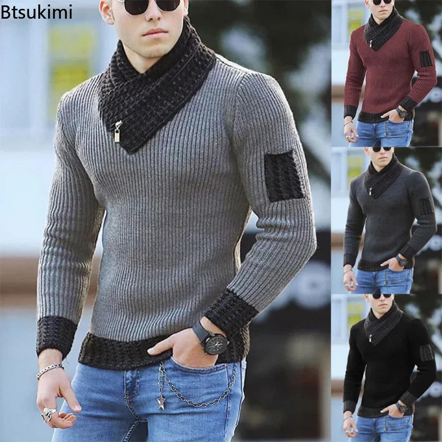 Knitted Sweater Wool Turtleneck