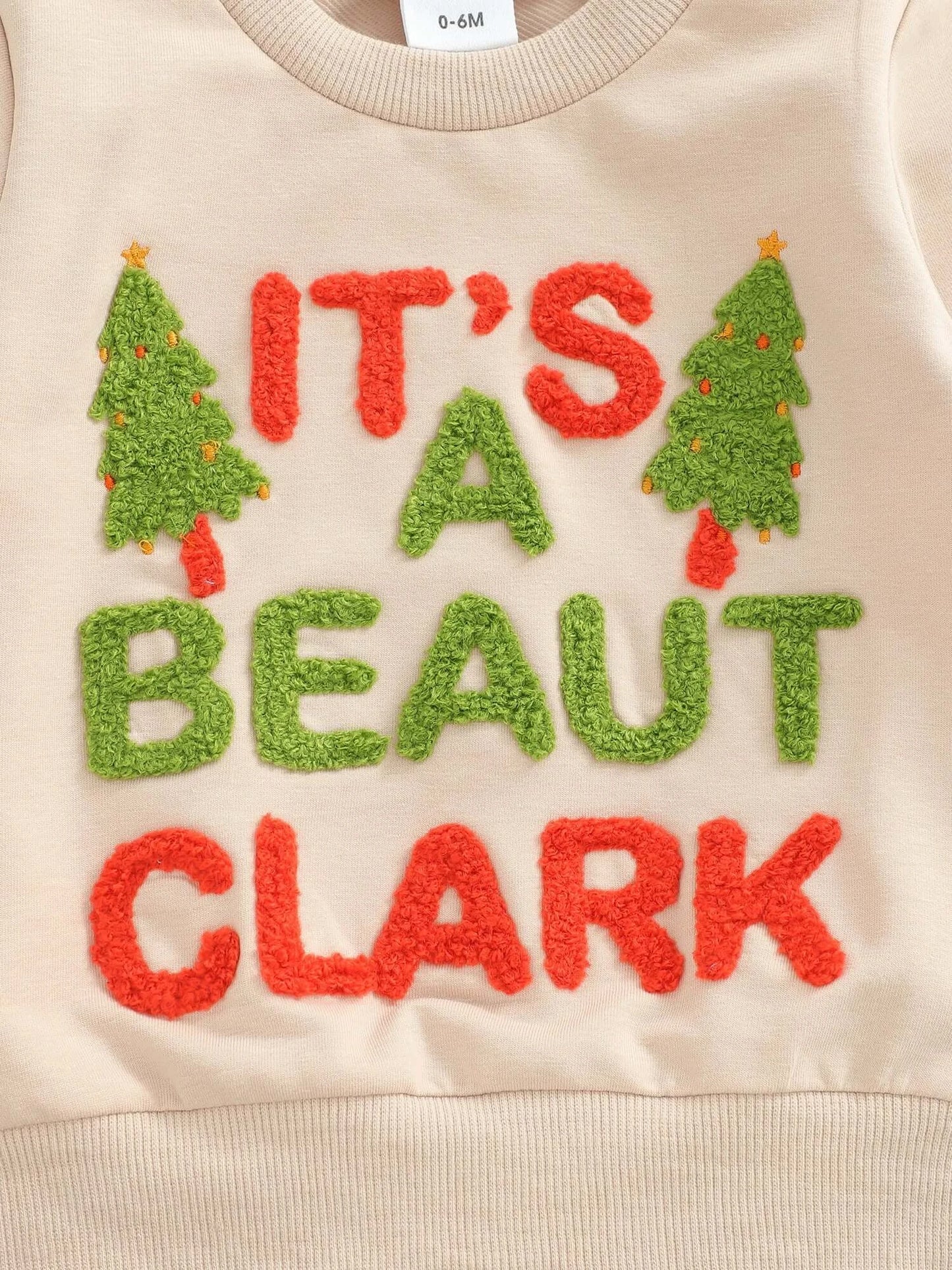 Lioraitiin Toddler Baby Boy Christmas Outfit Beige / 24M / United States