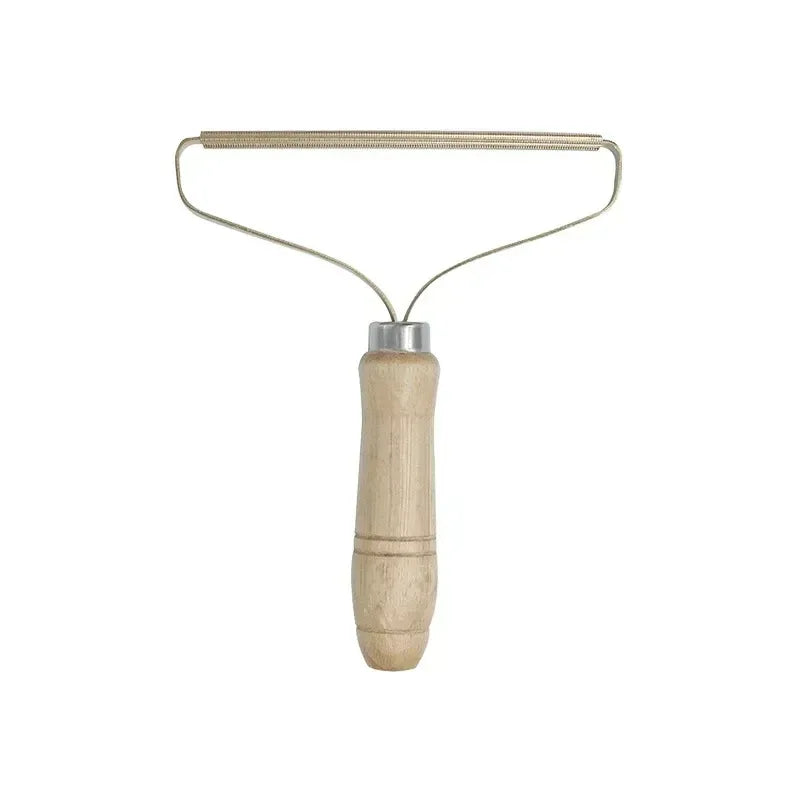 Portable Pet Hair Remover Wood color